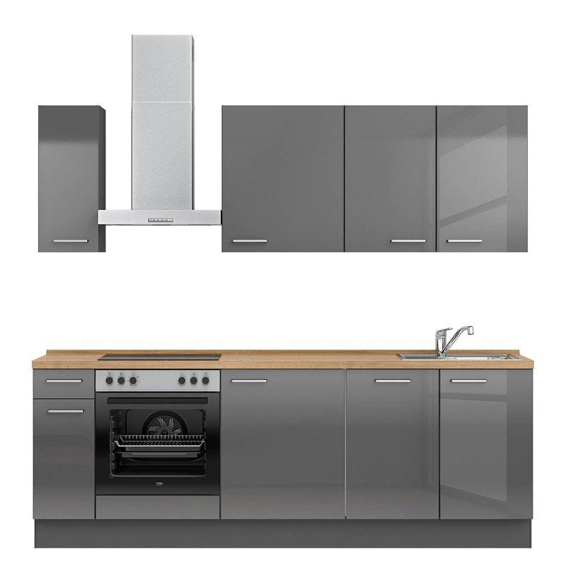 Yavaş Kapanır Metal Kulplu Mutfak Modeli - 240 cm - 185600