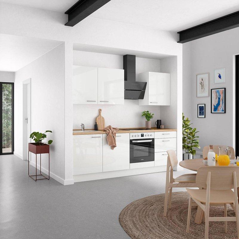 Yavaş Kapanır Metal Kulplu Sağ Yönlü Mutfak Modeli - 240 cm - 185672