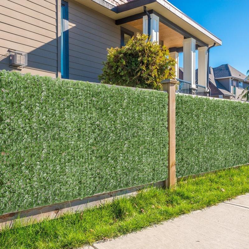 Yeşil Polietilen Akçaağaç Yapraklı UV Korumalı Yapay Çit - 240x100 cm - 170626