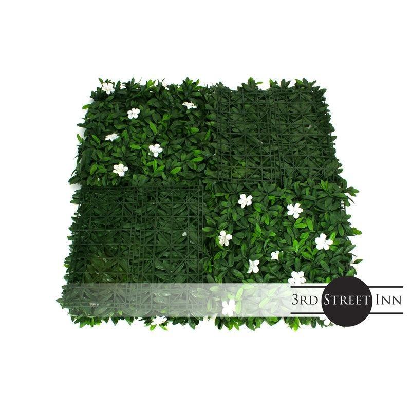 Yeşil Polietilen UV Korumalı 12li Panel Seti Şimşir Yapay Çit - 51x51 cm - 170768