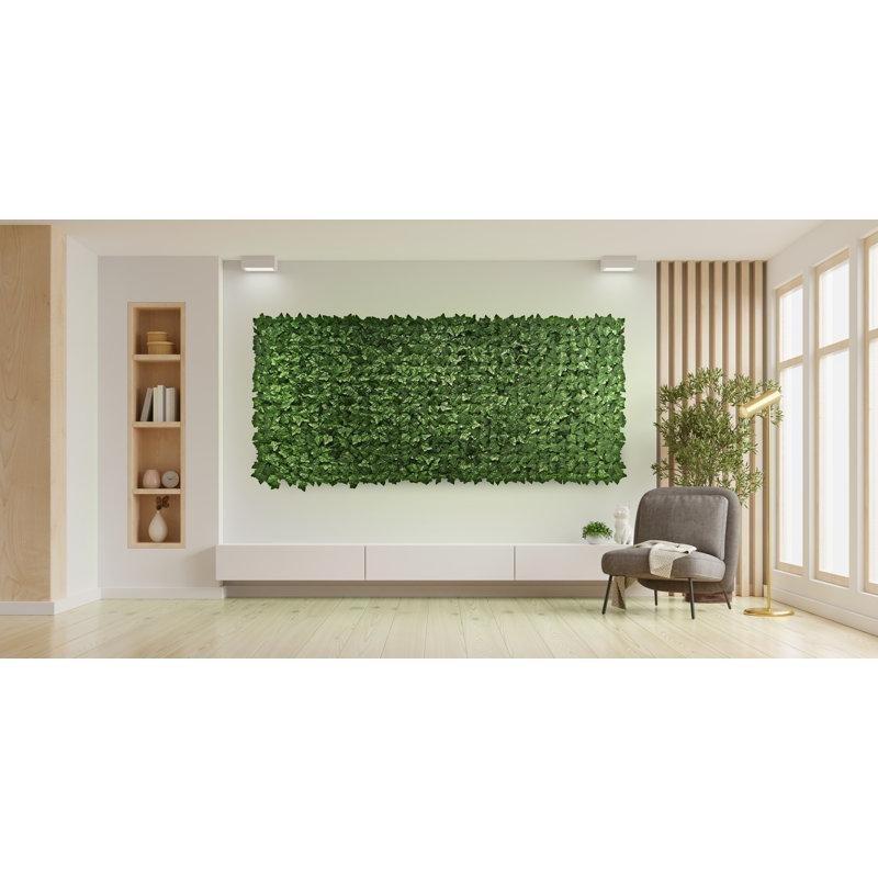 Yeşil UV Korumalı Yoğun Yapraklı Mahremiyet Sağlayan Yapay Sarmaşık Çit Paneli - 300x100 cm - 170957