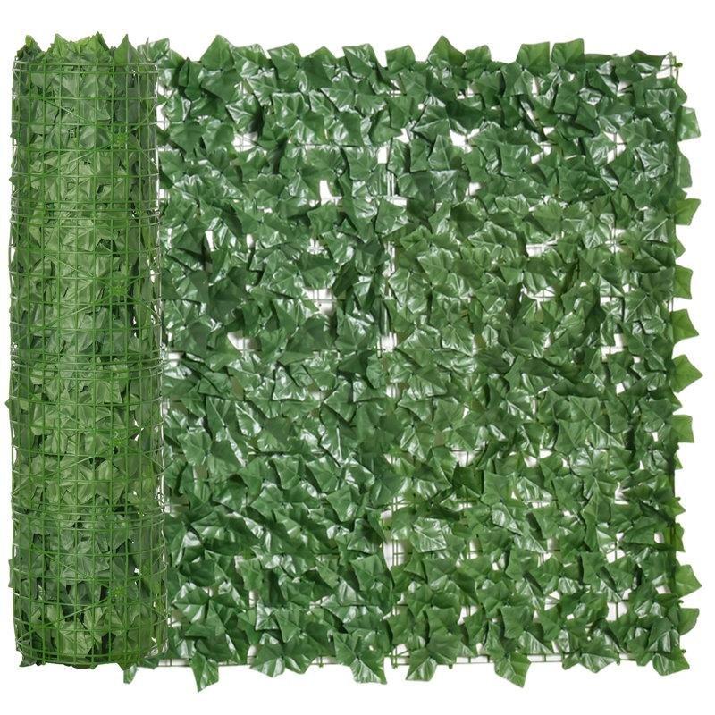Yeşil Yapay Sarmaşık Dekoratif Mahremiyet Sağlayan Balkon Çiti - 300x100 cm - 174630