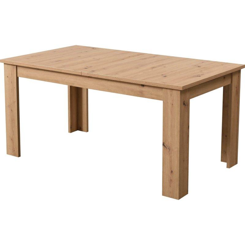 Zanaatkar Meşe Ahşap Büyüyebilen Bohem Yemek Masası - 161x91 cm - 236701