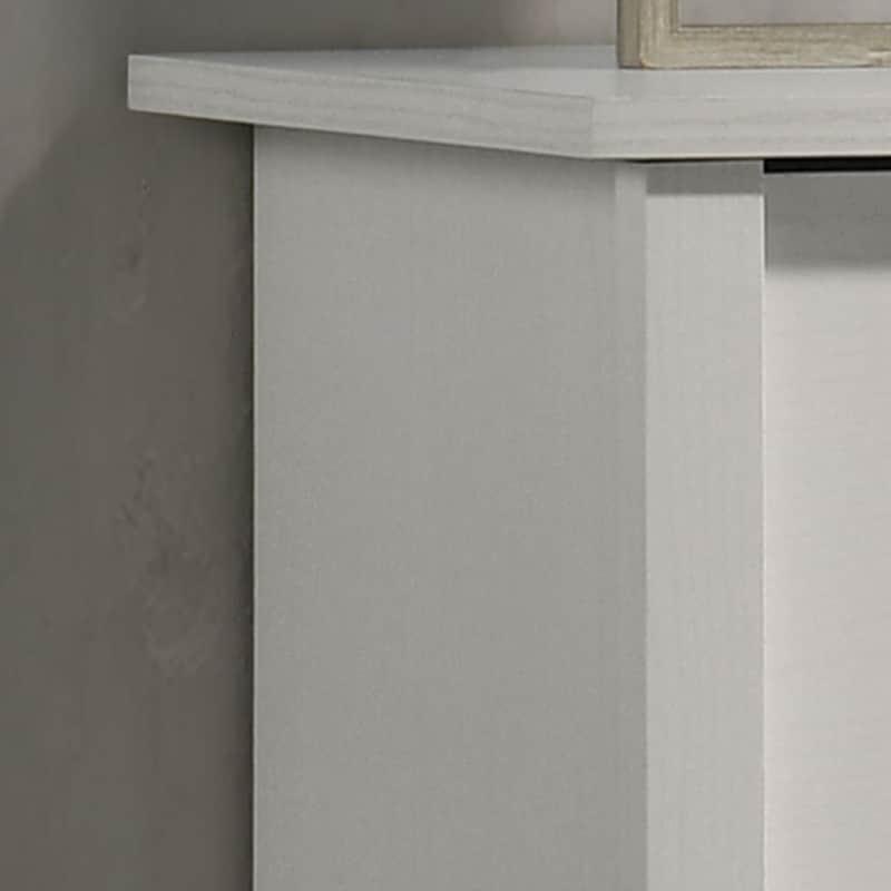 Açık Ahşap Tonu Laminat 4 Çekmeceli Gümüş Kulplu Şifonyer - 82 cm - 298153