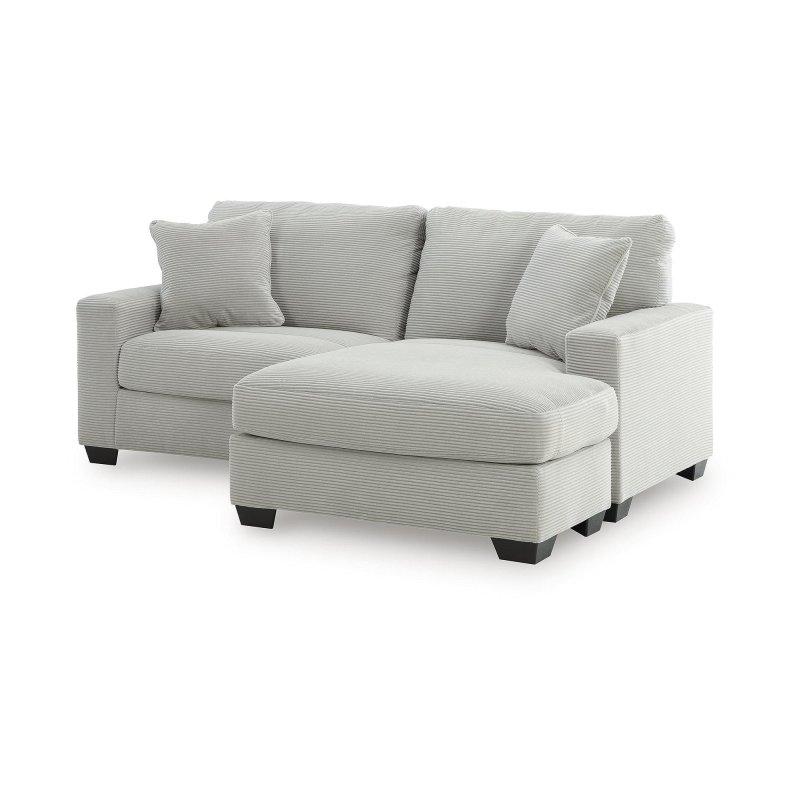 Açık Gri Polyester Şezlonglu Düz Kollu Bohem Koltuk - 216x158 cm - 277337