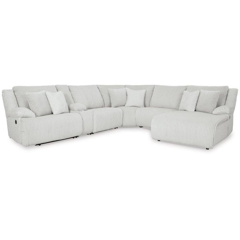 Açık Gri Polyester U Şekilli Konsollu Mekanizmalı Köşe Koltuk - 380x337 cm - 259697