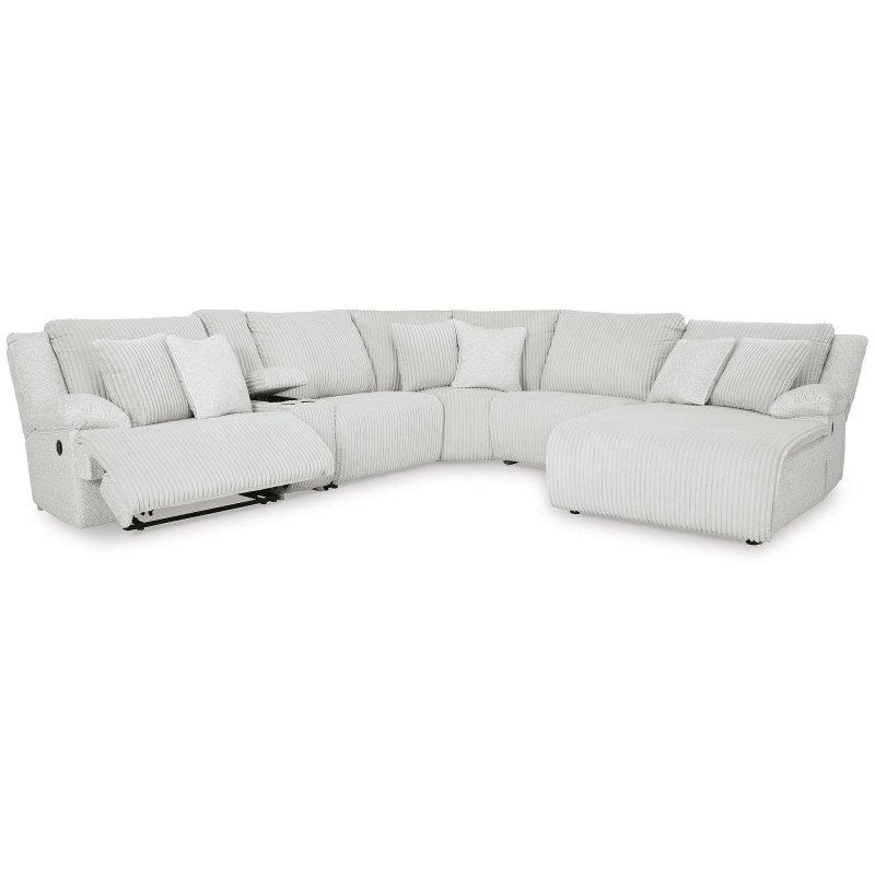 Açık Gri Polyester U Şekilli Konsollu Mekanizmalı Köşe Koltuk - 380x337 cm - 259697