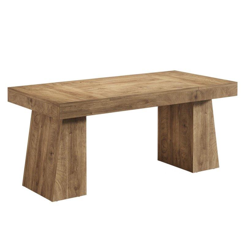 Açık Kahverengi Ahşap Çift Kaideli Ofis Masası - 140 cm - 325762