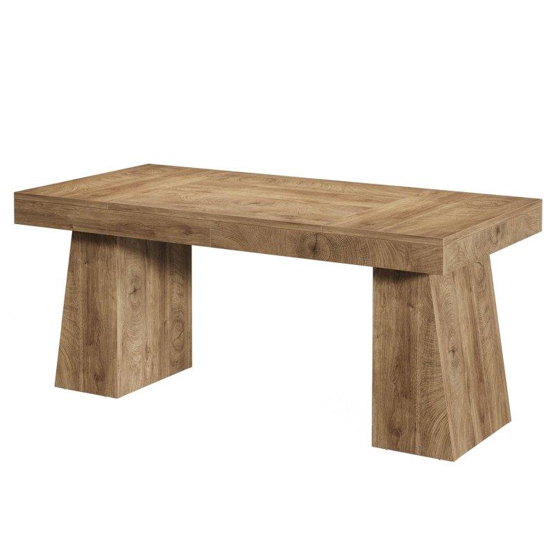 Açık Kahverengi Ahşap Çift Kaideli Ofis Masası - 140 cm - 325762