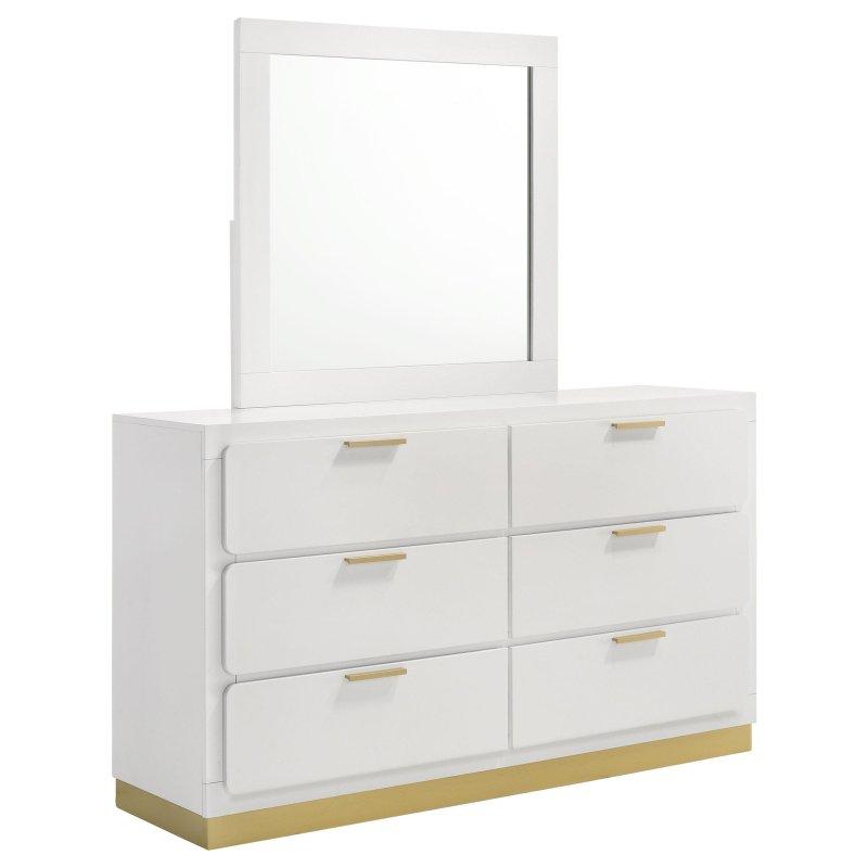 Ahşap 6 Çekmeceli Modern Şifonyer - 150 cm - 298002