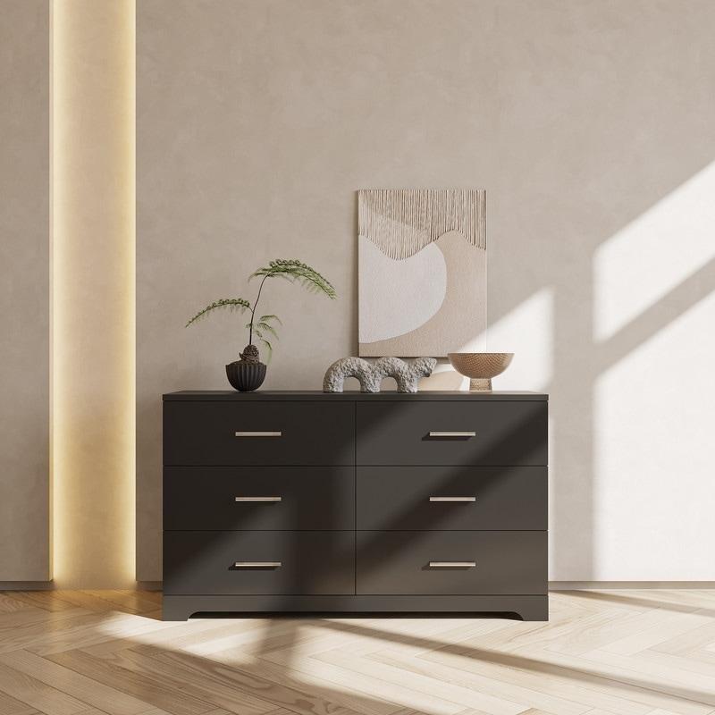 Ahşap 6 Çekmeceli Modern Şifonyer - 301498