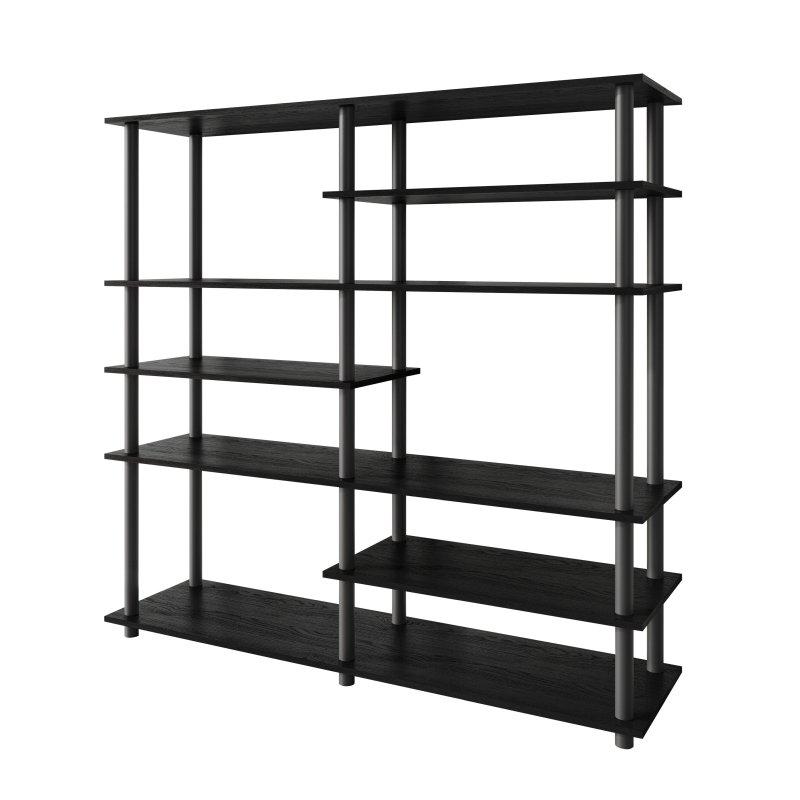 Ahşap 7 Raflı Minimalist Kitaplık - 115x111 cm - 317479