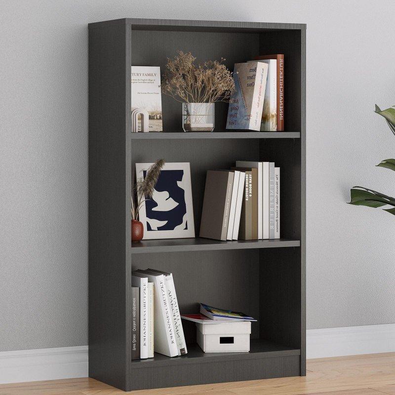 Ahşap Ayarlanabilir 3 Raflı Kitaplık - 62x30x113 cm - 318991