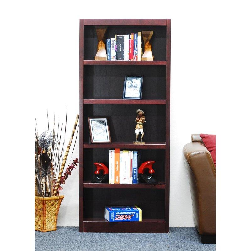 Ahşap Ayarlanabilir 5 Raflı Kitaplık - 183 cm - 319168