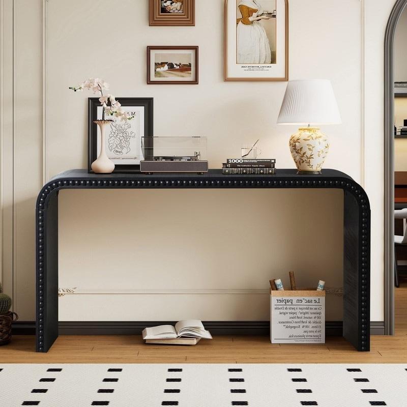 Ahşap Boncuk Detaylı Kavisli Şelale Tasarım MDF Dresuar - 122 cm - 332853 Ahşap Boncuk Detaylı Kavisli Şelale Tasarım MDF Dresuar - 122 cm - 332853