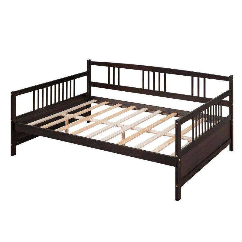 Ahşap Çok Fonksiyonlu Daybed Karyola - 199x141x90 cm - 330308