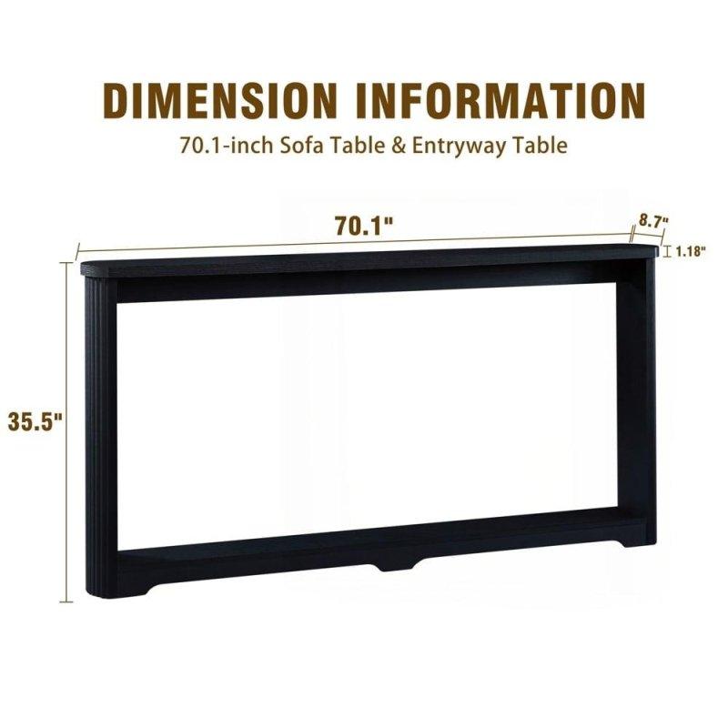 Ahşap Dalgalı Tasarımlı Dresuar - 179 cm - 332980