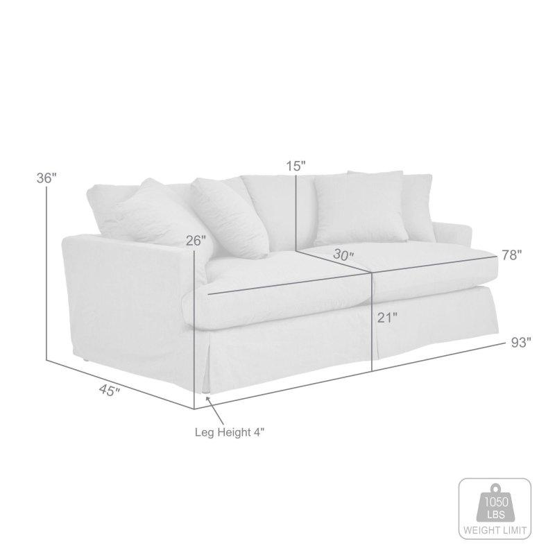 Ahşap Etekli Çıkarılabilir Minderli 3 Kişilik Bohem Koltuk - 237 cm - 294253