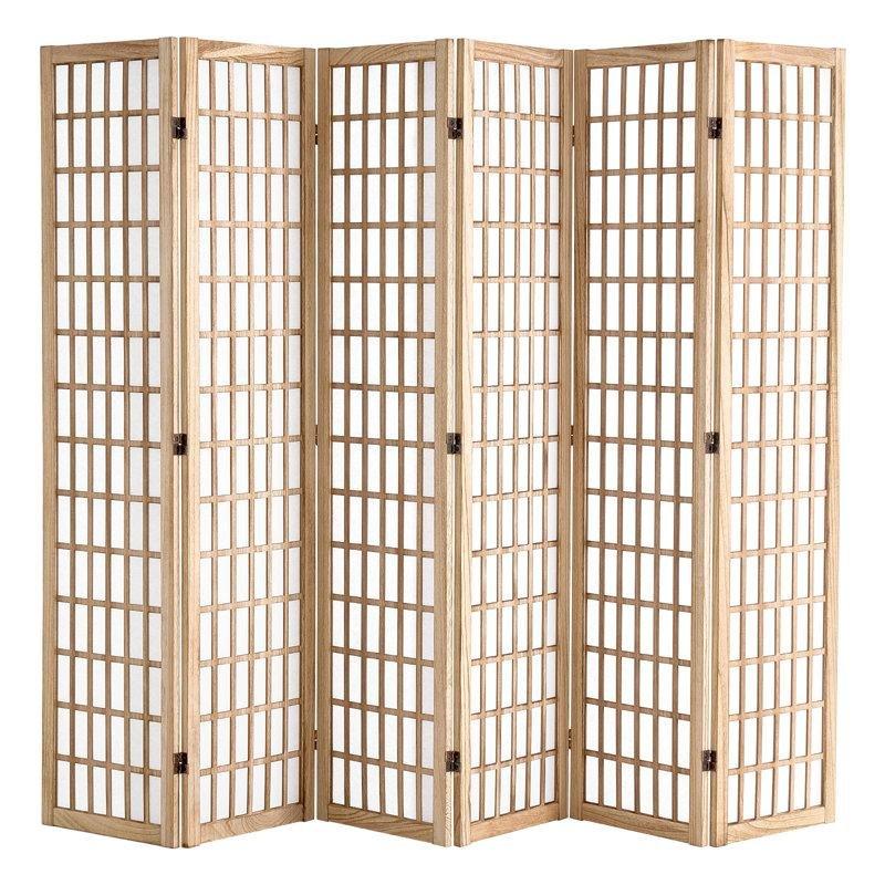 Ahşap Masif Ahşap Katlanır Paravan - 243x170 cm - 321681 Ahşap Masif Ahşap Katlanır Paravan - 243x170 cm - 321681