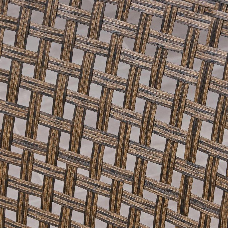 Akasya Ağacı ve Rattan 5 Parça 6 Kişilik Bahçe Takımı - 270681
