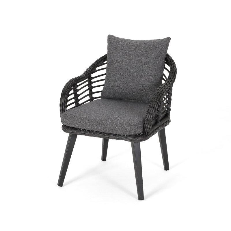 Alüminyum İskeletli Rattan Minderli 2li Bahçe Takımı - 273978