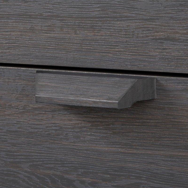 Antrasit Gri MDF Mermer Desenli 5 Çekmeceli Şifonyer - 80x40x103 cm - 300284