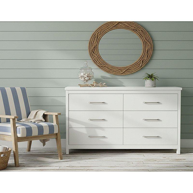 Antrasit MDF Aletsiz Kurulumlu 6 Çekmeceli Yatay Şifonyer - 124x40x80 cm - 303207
