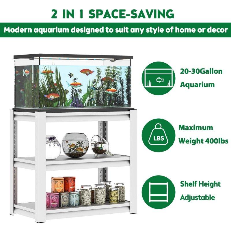 Ayarlanabilir 3 Katlı Metal Endüstriyel Kitaplık - 87x46x81 cm - 316735