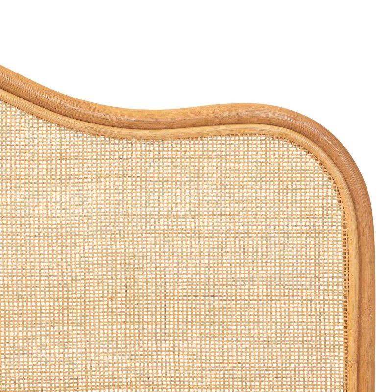 Bal Rengi Rattan El Yapımı Kemerli Serbest Duran Yatak Başlığı - 167 cm - 334867