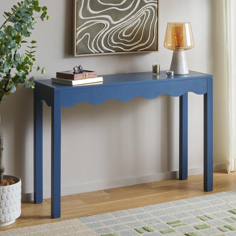 Bej Çam Ahşap Dalgalı Tasarım Dresuar - 110x37x75 cm - 331573