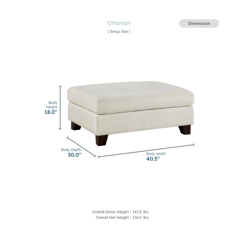 Bej Dokulu Kumaş Puflu Bel Yastıklı Bohem Koltuk - 225 cm - 278712