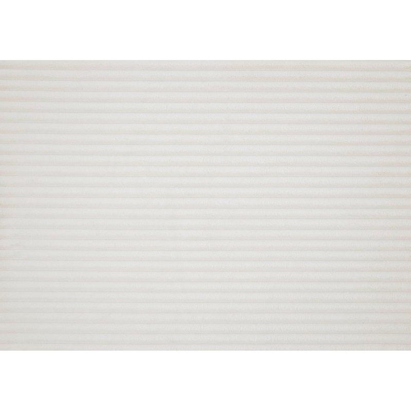 Bej Fitilli Kadife Kumaş Masif Ahşap Modern Minderli Bohem Koltuk - 195 cm - 293381