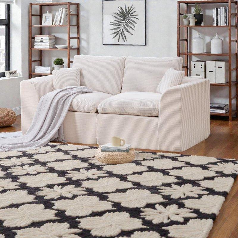 Bej Fitilli Kadife Modüler Yıkanabilir Kılıflı Bohem Koltuk - 204 cm - 278592 Bej Fitilli Kadife Modüler Yıkanabilir Kılıflı Bohem Koltuk - 204 cm - 278592