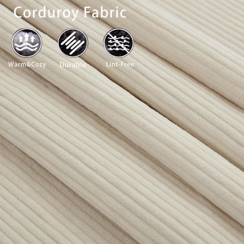 Bej Kadife Modüler 6 Kişilik 12 Yastıklı Kolsuz Köşe Koltuk - 336 cm - 255726