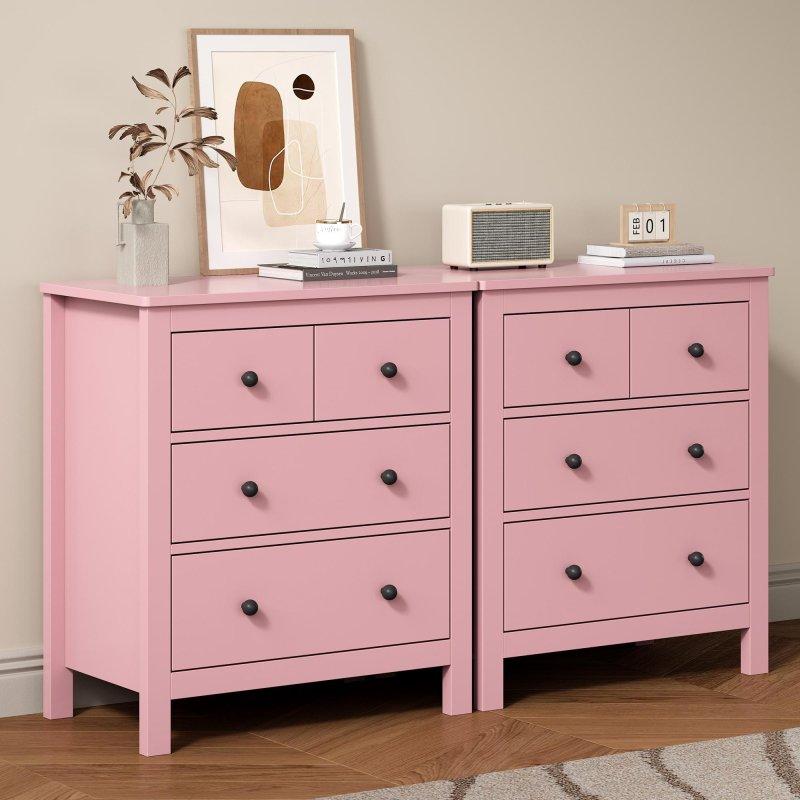 Bej MDF Modern 3 Çekmeceli Masif Ayaklı Şifonyer - 308978