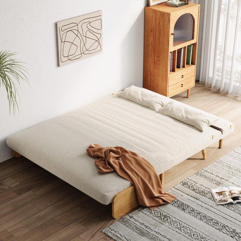 Bej Pamuk Kumaş Ayarlanabilir Başlıklı Yataklı Bohem Koltuk - 151 cm - 280954 Bej Pamuk Kumaş Ayarlanabilir Başlıklı Yataklı Bohem Koltuk - 151 cm - 280954