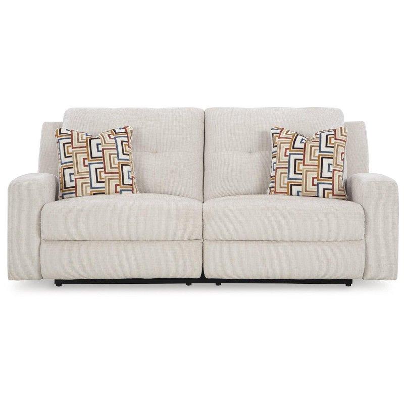 Bej Polyester Kapitoneli Sırtlı Yatar Mekanizmalı Bohem Koltuk - 221x102x105 cm - 287328
