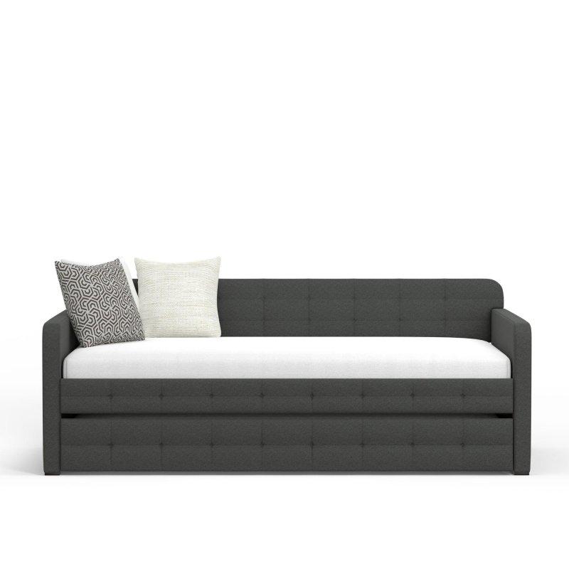 Bej Polyester Kapitoneli Yavru Yataklı Daybed Karyola - 330459