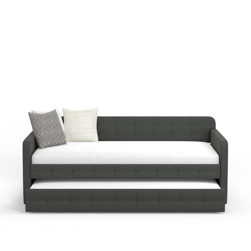 Bej Polyester Kapitoneli Yavru Yataklı Daybed Karyola - 330459