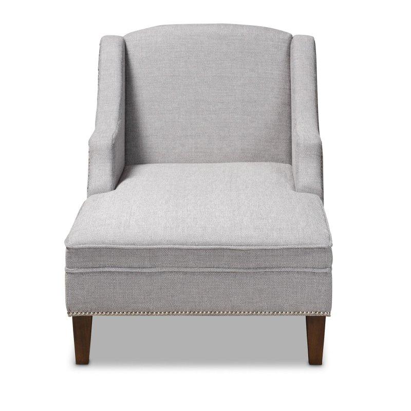 Bej Polyester Kumaş Masif Ahşap Düğme Kapitoneli Zımba Detaylı Bohem Koltuk - 149x81 cm - 283290