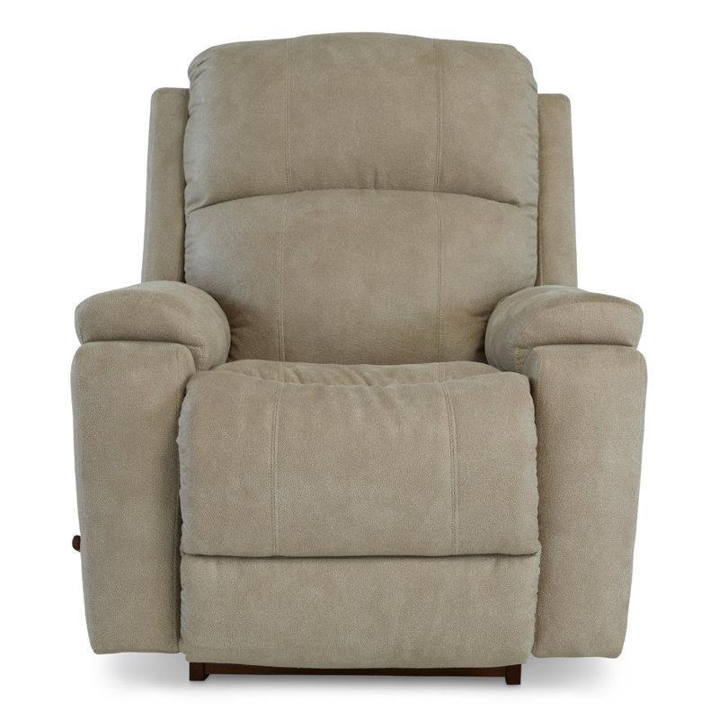 Bej Polyester Kumaş Sallanır Manuel Mekanizmalı Baba Koltuğu - 97x99 cm - 322648