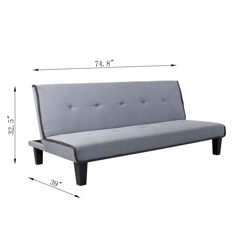 Bej Polyester Kumaş Yataklı Bisküvi Sırtlı Bohem Koltuk - 190 cm - 293291