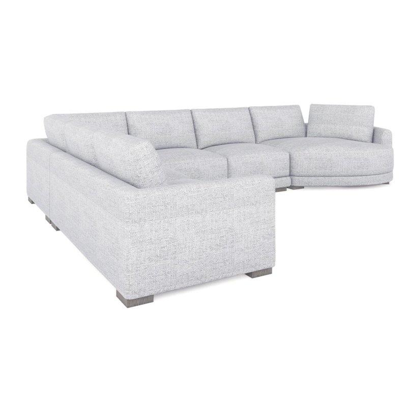 Bej Polyester Modüler Uzanma Koltuklu Köşe Koltuk - 421x288 cm - 259605