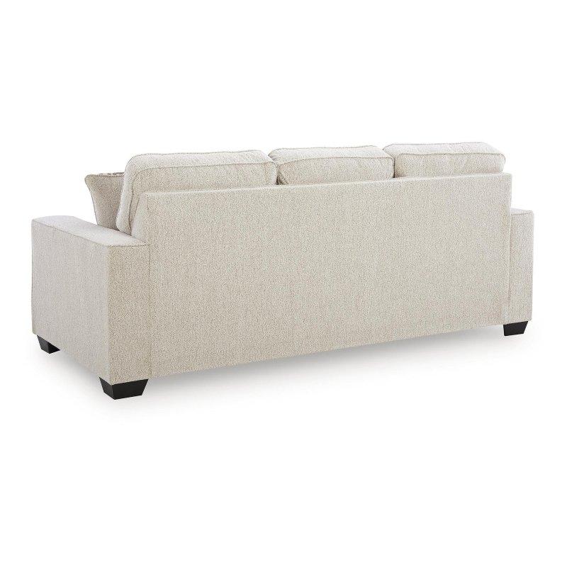 Bej Polyester Yataklı 3 Kişilik Kapitoneli Bohem Koltuk - 224x102x97 cm - 277842