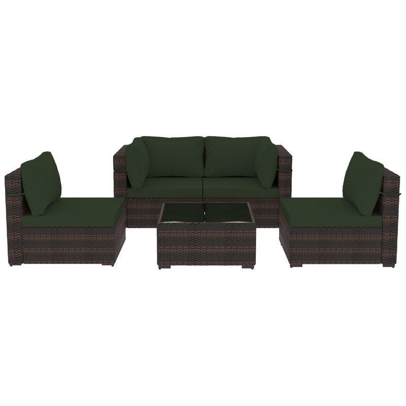 Bej Rattan Minderli 5 Parça Bahçe Takımı - 272179