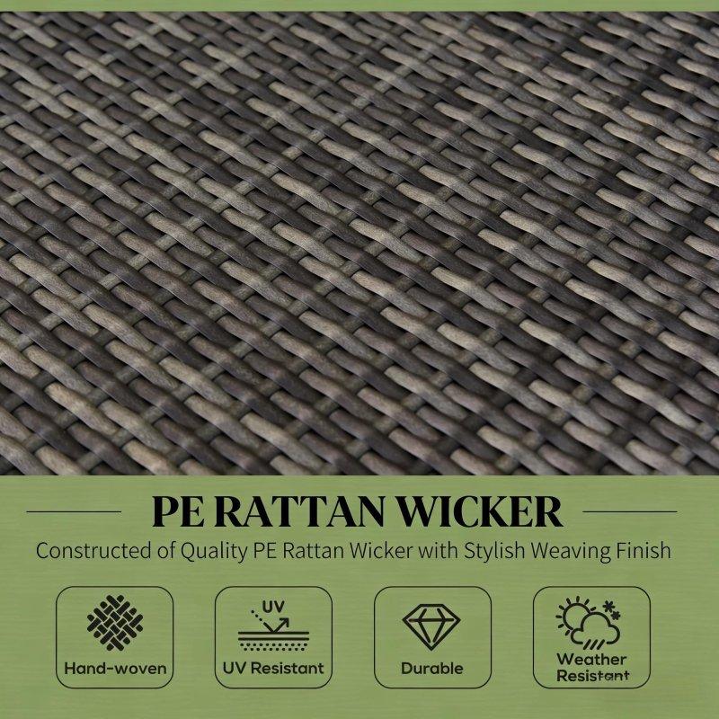 Bej Rattan Modüler 6 Kişilik 7 Parça Bahçe Takımı - 272806