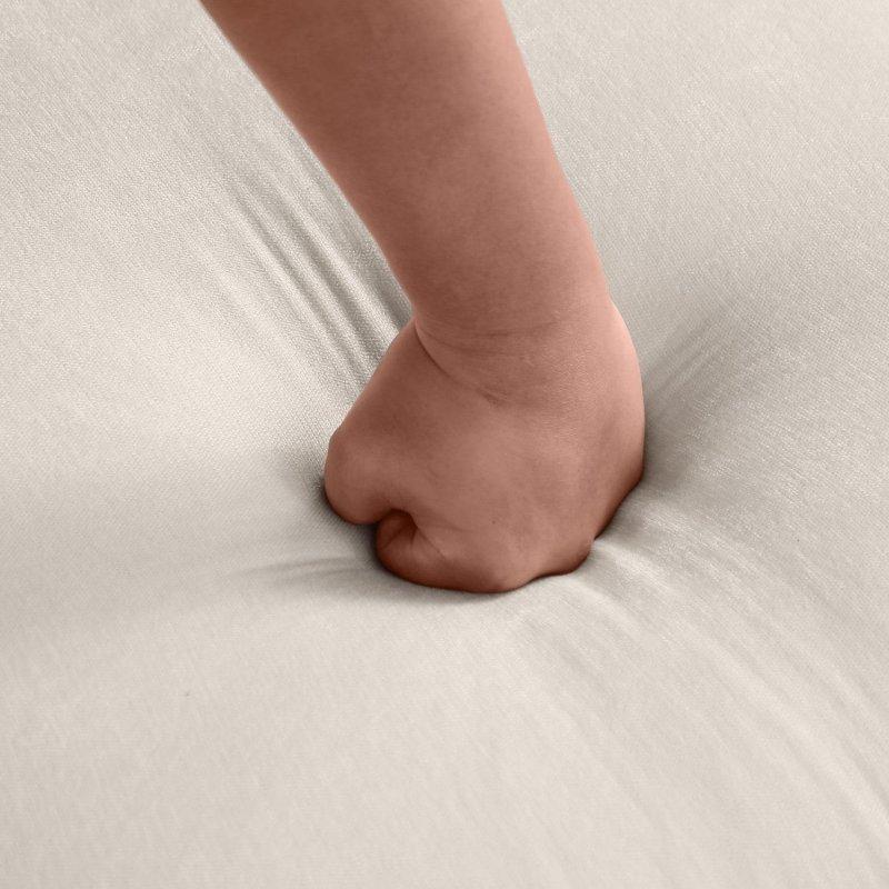 Bej Şönil Kumaş Modüler Sandıklı Puflu U Şekilli Köşe Koltuk - 278 cm - 260466