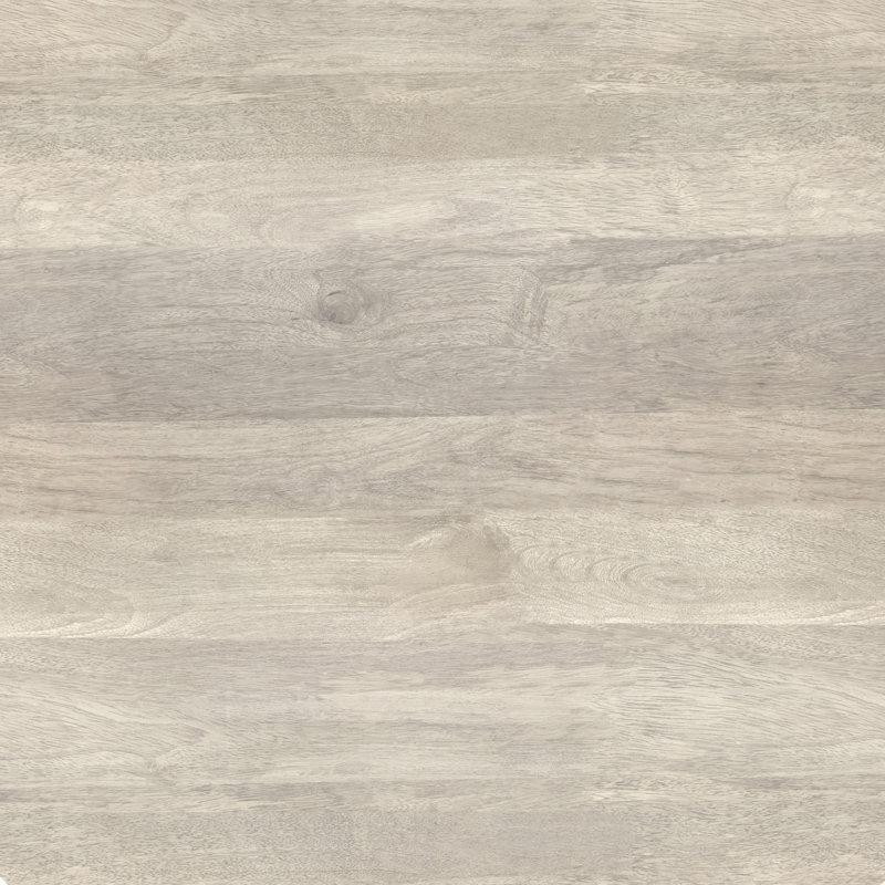 Beyaz Eskitme Masif Mango Ağacı Tambur Tasarım Yuvarlak Orta Sehpa - 87 cm - 244425