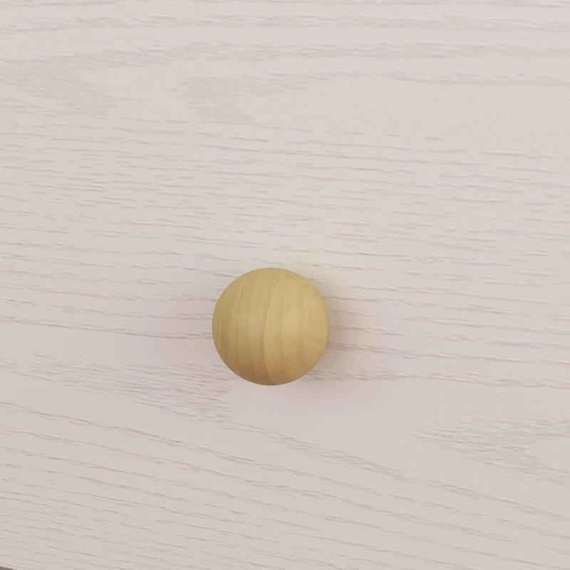 Beyaz Gold Kulplu 9 Çekmeceli Modern MDF Şifonyer - 120 cm - 308837