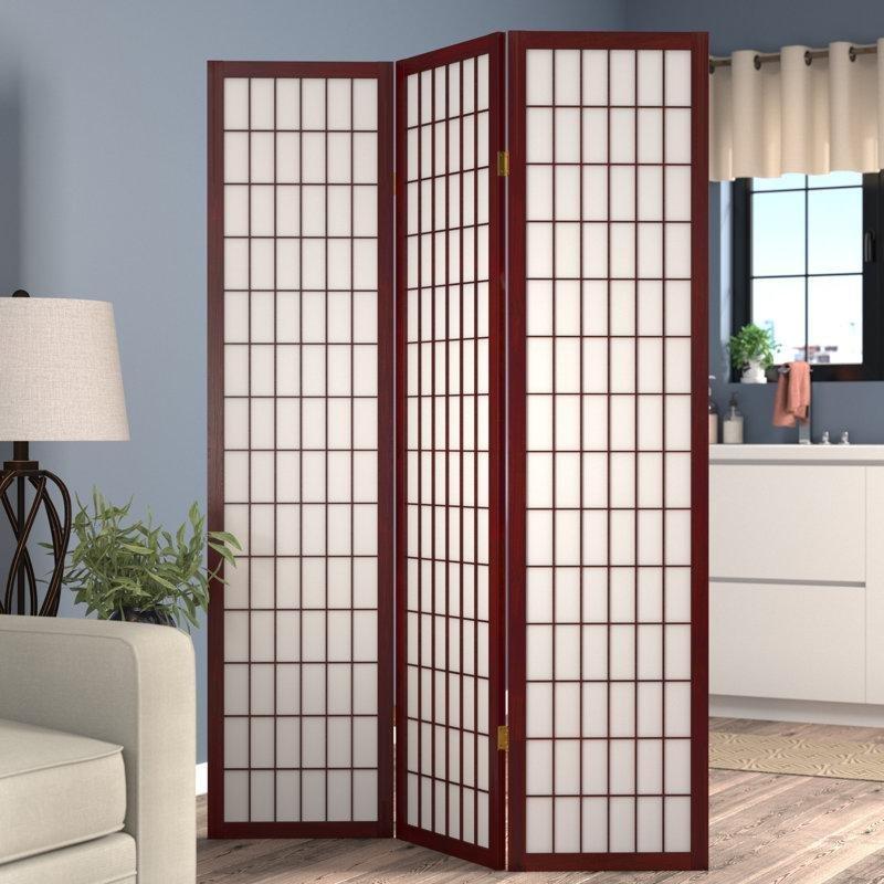 Beyaz Kiraz Çam Masif Ahşap Katlanır Paravan -179x133 cm - 321113